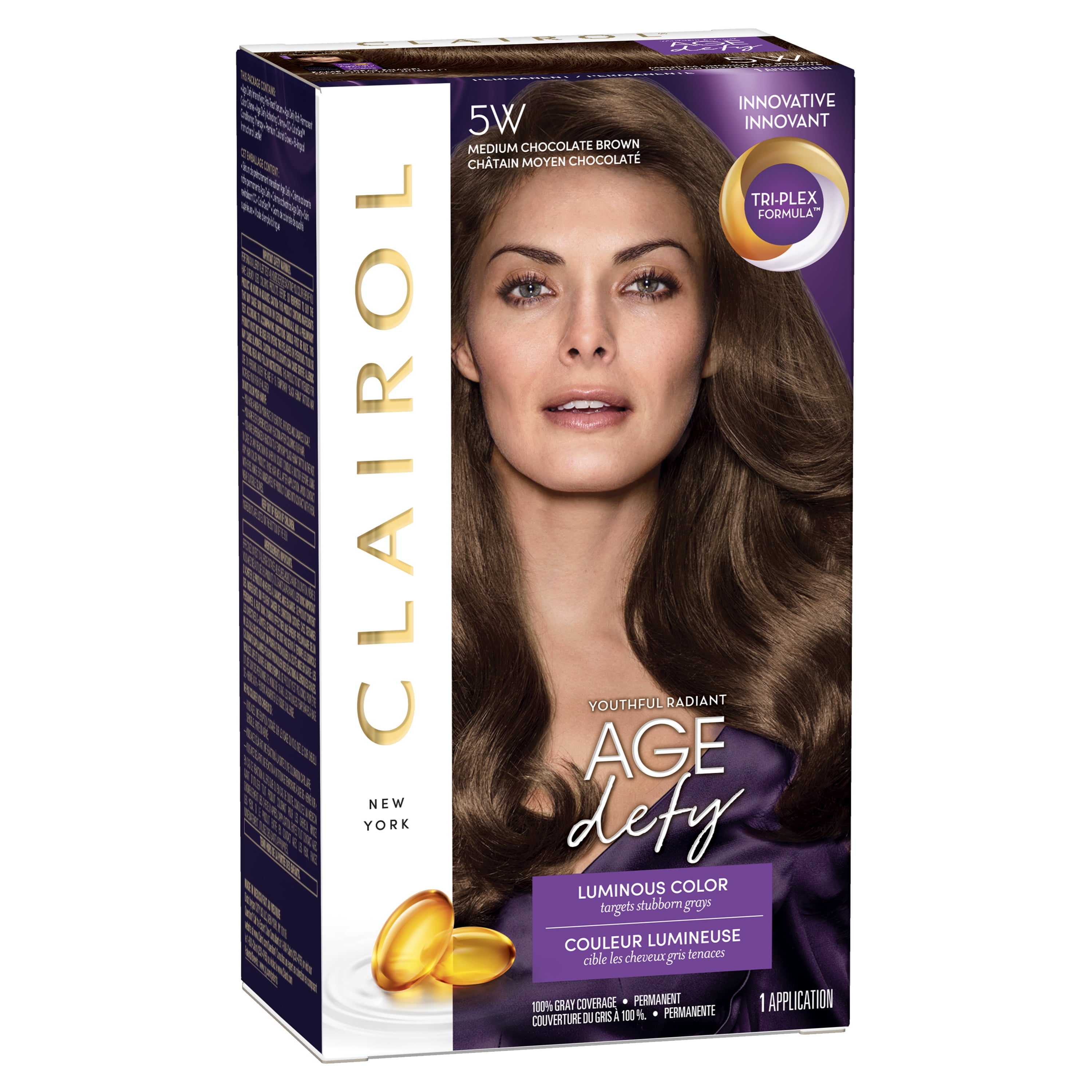 Clairol Age Defy Expert Collection Hair Color 5w Medium Chocolate