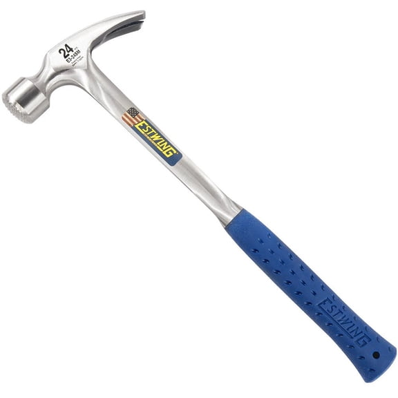 Estwing Solid Steel Framing Hammer With Milled Face 24 Oz