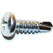 #8-18 x 5/8" Zinc Plated Steel Phillips Pan Head Self-Drilling Screws SDSPS-080