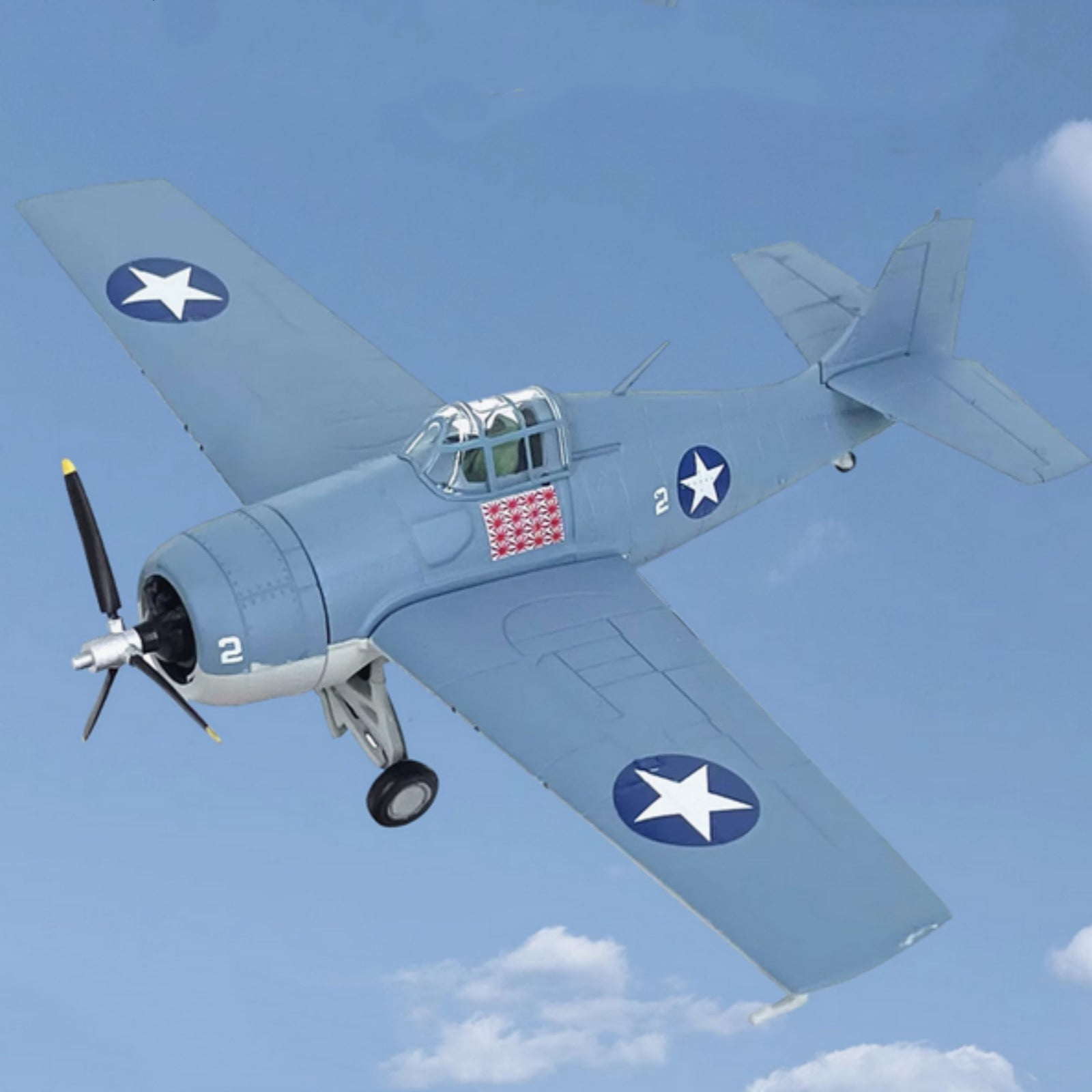 12.4cm Diecast Alloy 1/72 Scale F4F Fighter Aircraft Model Toy Gift TAPDRA Spare Part