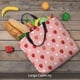thumbnail image 5 of Easygdp Strawberries Bolsa Tote para Mujer, Bolso de Hombro para Trabajo, Playa, Viajes, Compras y Supermercado, 5 of 7