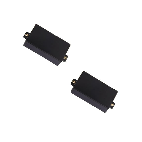 Worgeous 2pcs Plastic Sealed Humbucker Pickup Case Cover (Black)