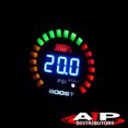 thumbnail image 5 of AJP Distributors JDM Sport Universal Auto Car Smoked Tint 2" 52MM Turbo Super Charger Boost Meter Gauge Forced Induction Digital Blue LED Multicolored Display Indicator Dash Monitor, 5 of 6