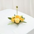 thumbnail image 2 of Artificial Flowers - Household Imitation Clearance! FNGZ Artificial Flower 1Pc C, Simulation Rose Wreath 20Cm Candlestick Wreath Christmas Decoration Window Prop Table Wedding Decoration Flowers, 2 of 6