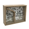 thumbnail image 1 of Elodie Wooden Piggy Bank Collection Container Case Money Bank for Dorm Home Desktop Trapezoid, 1 of 8