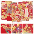 thumbnail image 3 of Miangastore 30 Pcs Enveloppes Rouges Style Chinois Couleur Assortie Papier Rectangulaire pour Rangement d'Argent Cadeau Mariage 2024, 3 of 8