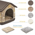 thumbnail image 2 of Caseta interior para perros Jiupety, tamaño S, para perros y gatos pequeños, 2 of 6