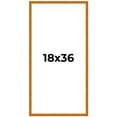thumbnail image 2 of 18x36 Honey Brown Real Wood Picture Frame Width 0.75 inches | Interior Frame Depth 0.5 inches |, 2 of 8