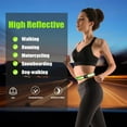 thumbnail image 4 of High Visibility Reflective Belt, Belt Army Reflective Belt Military Reflective Running Gear Men Women Reflector Belt Walking Running Cycling, 4 of 5