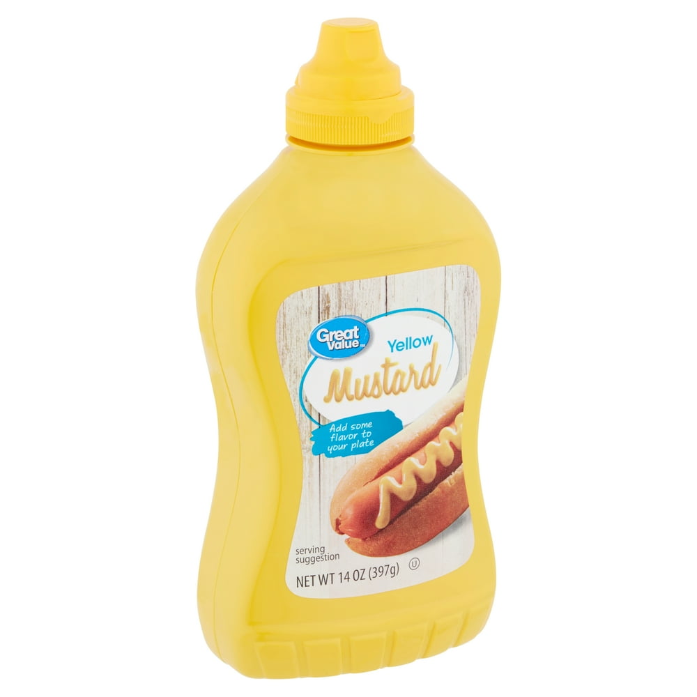 Great Value Yellow Mustard, 14 oz