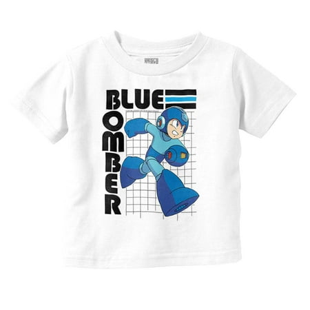 

Mega Man Video Game Blue Bomber Toddler Boy Girl T Shirt Infant Toddler Brisco Brands 6M