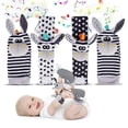 thumbnail image 2 of YIFAEUX Baby Rattles Socks Wrist Toys High Contrast Baby Toys Black And White Baby Toys Brain Development Infant Toys Shower Gifts for Newborn Boys Girls, 2 of 7