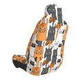 thumbnail image 2 of Balery Funny Cats Funda de Asiento para Auto con Diseño - Cubierta Frontal Suave y Transpirable con Protector Antideslizante- 1 Unidad, 2 of 5