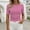 Hot Pink, variant on Womens Summer Short Sleeve Tops Boat Neck Gingham Slim Fit T Shirt Casual Basic Tunics Tee 2026 Spring Clothes