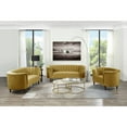thumbnail image 4 of LV00163 - Sofa , Olive Yellow Velvet - Millephri, 4 of 7