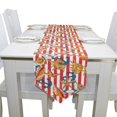 thumbnail image 4 of EREHome Stripe Anchor Starfish Ocean Table Runner 13x70 Inches Red Table Top Decoration, 4 of 5