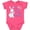 Vintage Hot Pink, variant on Inktastic My 1st Easter Cute White Bunny with Spring Flowers Boys or Girls Baby Bodysuit