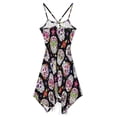 thumbnail image 3 of Sugar Skull Roses Designs Dress Elegant Party Dresses Evening Dresses Women Dress Long Dresses Sleeveless Dress Ladies Dresses, 3 of 4
