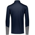 thumbnail image 2 of Russell Athletic 401PSM Men's Hybrid Pullover, 3XL, NAVY/STEEL, 2 of 5