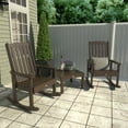 thumbnail image 2 of Highwood 3-pc Lehigh Rocking Chair Set - 2 Lehigh Rockers and 1 Adirondack Side Table, Outdoor, Eco-friendly, Synthetic Wood, 2 of 6