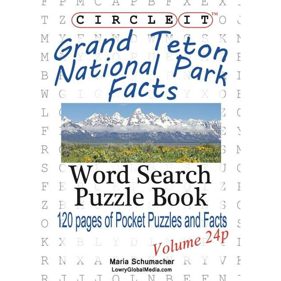 Circle It, Grand Teton National Park Facts, Pocket Size, Word Search, Puzzle Book, (Paperback)