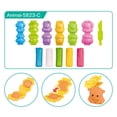 thumbnail image 3 of Partheme Novelty Toys 1 Counts Vegetable Dinosaur Hamburger Soft Plasticine Toy with Tools Multicolor, 3 of 3