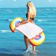 thumbnail image 2 of Piscina Flotador Hamaca Piscina de verano inflable Cama flotante Tumbona Abanopi Piscina de flotación, 2 of 6