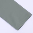 thumbnail image 4 of Blusas Y2K Top corto de cuello redondo para mujer, jersey de manga larga, camiseta básica ajustada para mujer Kuymtek Gris L para Mujer, 4 of 7