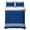 Blue White, variant on Twin XL Quilt Set 68''x98'', Blue Striped Lightweight Summer Bedspread Coverlet Set with 2 Pillow Shams, Farmhouse Blue White Stripes Breathable All Season Quilt Bedding for Dorm/Guest Room