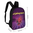 thumbnail image 2 of Play Cyberpunk 2077 Shoulder Backpack School Bag Bookbag Multipurpose Laptop Backpack, 2 of 5