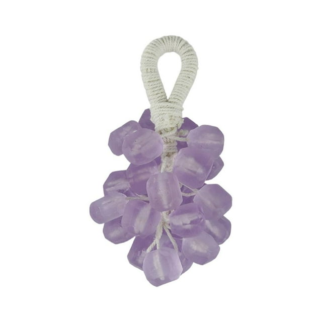 Grape Soap on a Rope, Handmade Grapes Cluster Shaped Soaps, Face & Body Bath Grapes Soaps for Shower, Hanging for Kitchens or Bathrooms,DIY Home Decor Gift