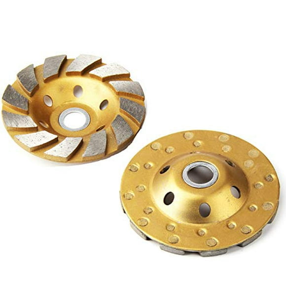 4 Inch Concrete Turbo Diamond Grinding Cup Wheel 12 Segs Heavy Duty Angle Grinder Wheels for Angle Grinder