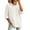 yue866-White, variant on KHONTS Short Sleeve Hooded Sweaters for Women Plus Size Hoodies Fall Winter Cozy Knitted Drawstring Soft Pullover Tops White XL