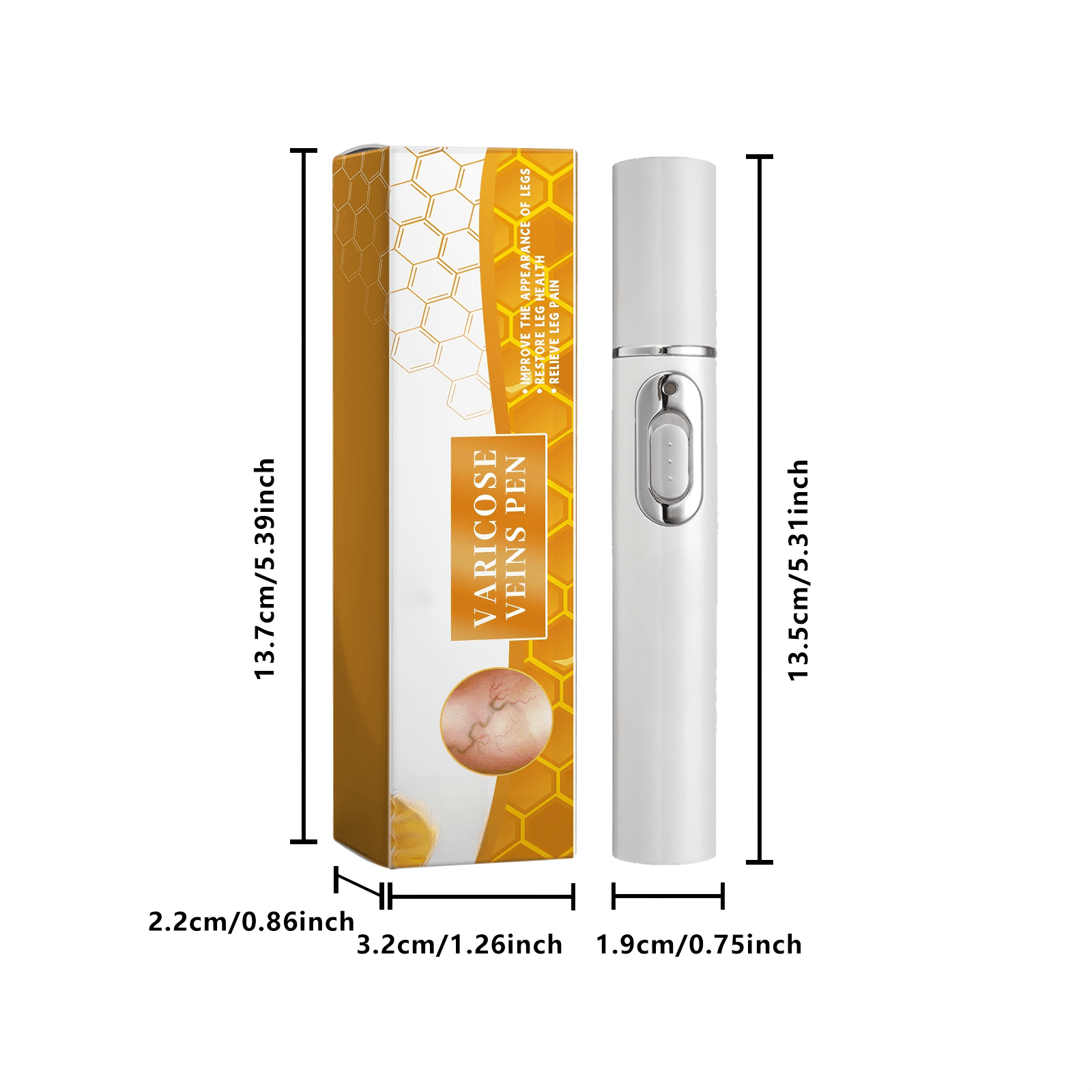 Alvantor Leg Massager for Pain Relief, Mini Muscle-Soothing Massage Pen