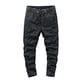 thumbnail image 2 of Pantalones largos de moda para hombre, casuales, de color sólido, cargo, con bolsillos y cremallera, cintura elástica, pantalones largos de algodón para hombre., 2 of 9