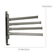 thumbnail image 7 of Swivel Towel Rack Bathroom No Hole Towel Bar Integral Hook Pole Bathroom Shelf Storage Shelf With 5ml of glue, Usupdd 2025 Swivel Towel Rack Bathroom No, 7 of 7