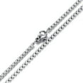 thumbnail image 3 of Fashion Silver Stainless Steel Rolo Link Chain Men Women Necklace Or Bracelet, 3 of 5