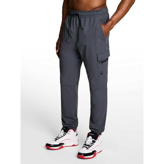AND1 Mens & Big Mens Fleece Cargo Sweatpants Cargo Pants, Sizes S-5XL