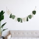 thumbnail image 5 of Adorno de pared con hojas de macramé para colgar en la pared, diseño bohemio Verde, 5 of 8