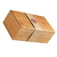 thumbnail image 4 of 1pc High Grade Tea Box Bamboo Tea Holder Wooden Tea-leaf Container (Khaki), 4 of 8