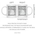 thumbnail image 5 of CTDream Funny 11oz. Ceramic Coffee Tea Mug Thank You Gift, Psychiatrist Nutritional Facts, 1-Pack, Novelty Gag Birthday Christmas Gift Ideas Coworker, 5 of 7