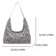 thumbnail image 5 of Crescent Bag Underarm Slouchy Leopard Print para Mujer, 5 of 5
