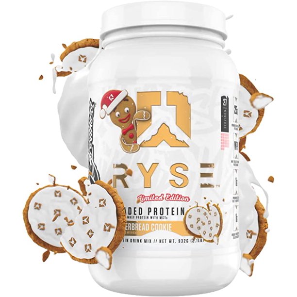 RYSE Up Supplements, Loaded Protein, Gingerbread Cookie, 2 Pounds