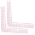 thumbnail image 1 of HLONK 2pcs Plastic Sewing Ruler L Square Ruler Professional Tailor Sewing Ruler, 1 of 6