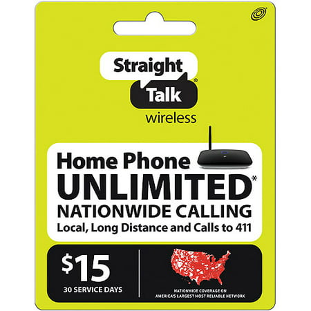 Straight Talk Wireless Home Phone $15 (e (Best Low Cost Cell Phone Service)