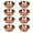 Rose Gold, variant on Set of 8 Stainless Steel Dipping Sauce Bowls, Soy Sauce Dishes, Seasoning Plate, Small Round Saucers, Appetizer Plate for Sushi, Side Dishes, Dessert, Tomato Sauce, 3.27"x3.27"x 1.14" Rainbow
