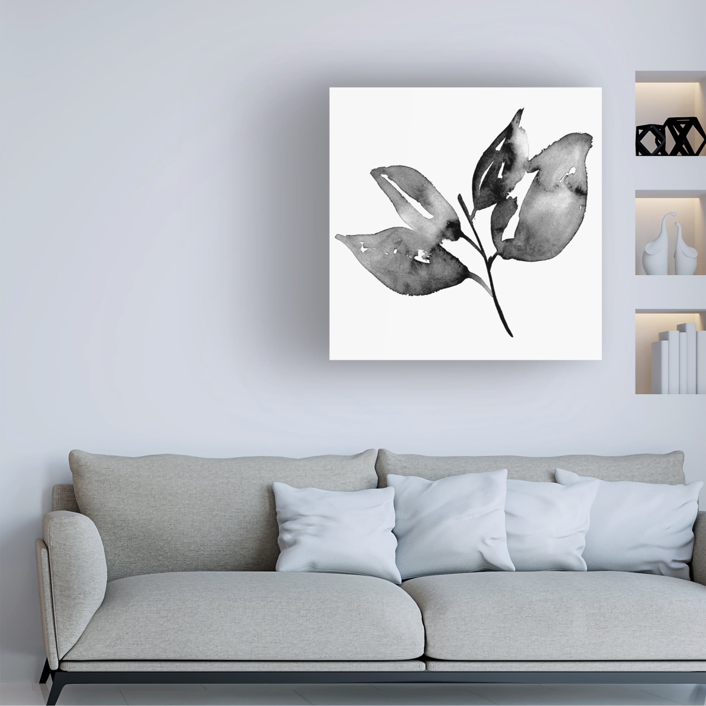 Melissa Wang 'Feuille I' Canvas Art