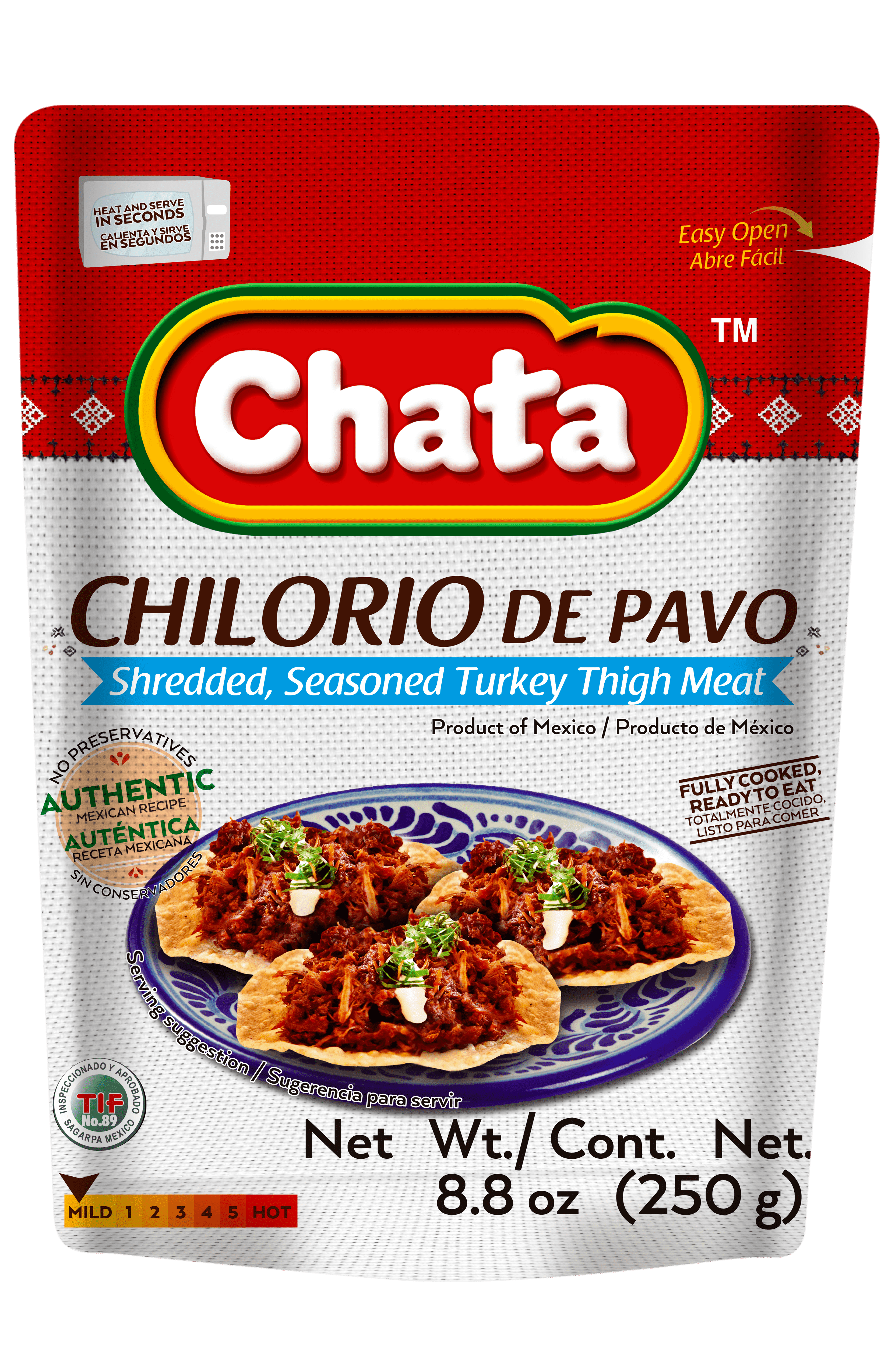 Chata Turkey Chilorio 8.8 oz