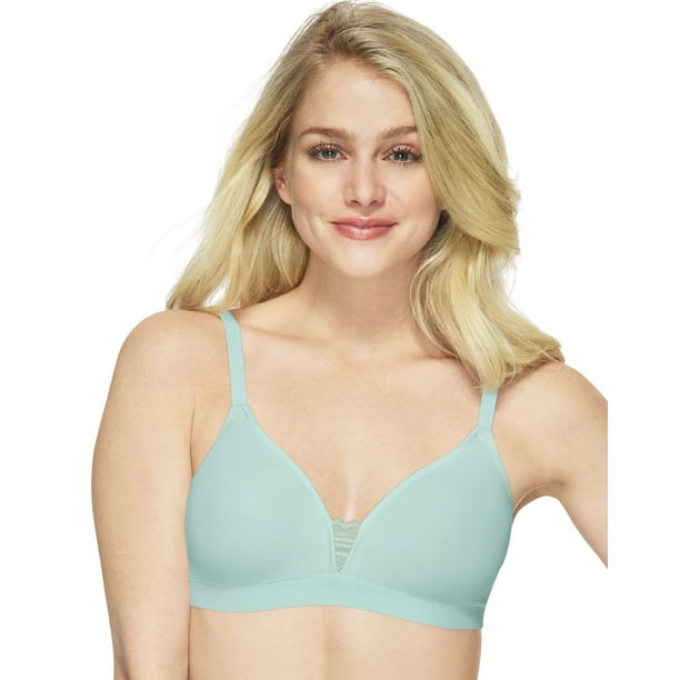 Hanes Hanes Womens Ultimate ComfortBlend TShirt Unlined Wirefree Bra