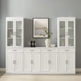 thumbnail image 3 of Stanton 3Pc Sideboard And Glass Door Pantry Set White - Sideboard & 2 Pantries, 3 of 15